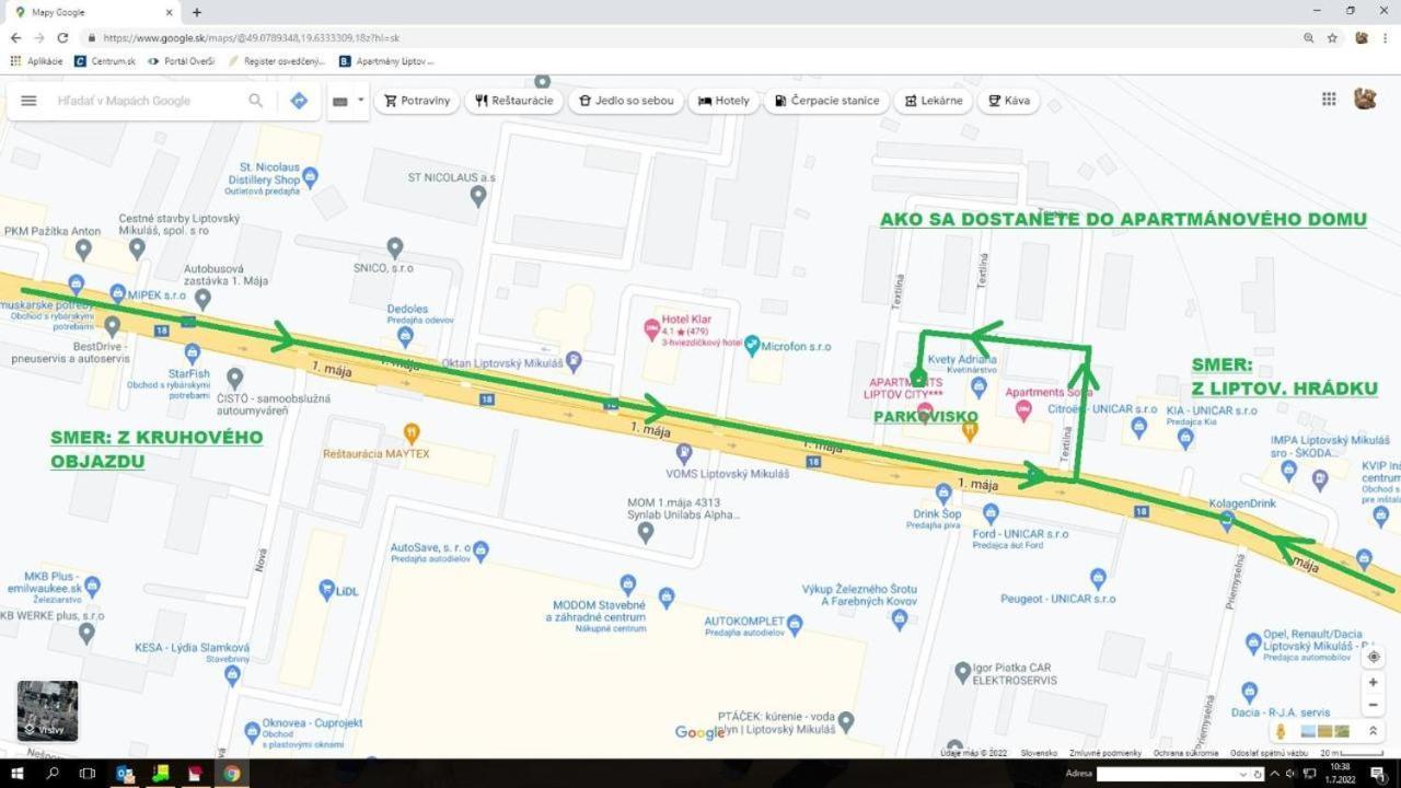 Apartmány Liptov MACO Lipótszentmiklós Kültér fotó